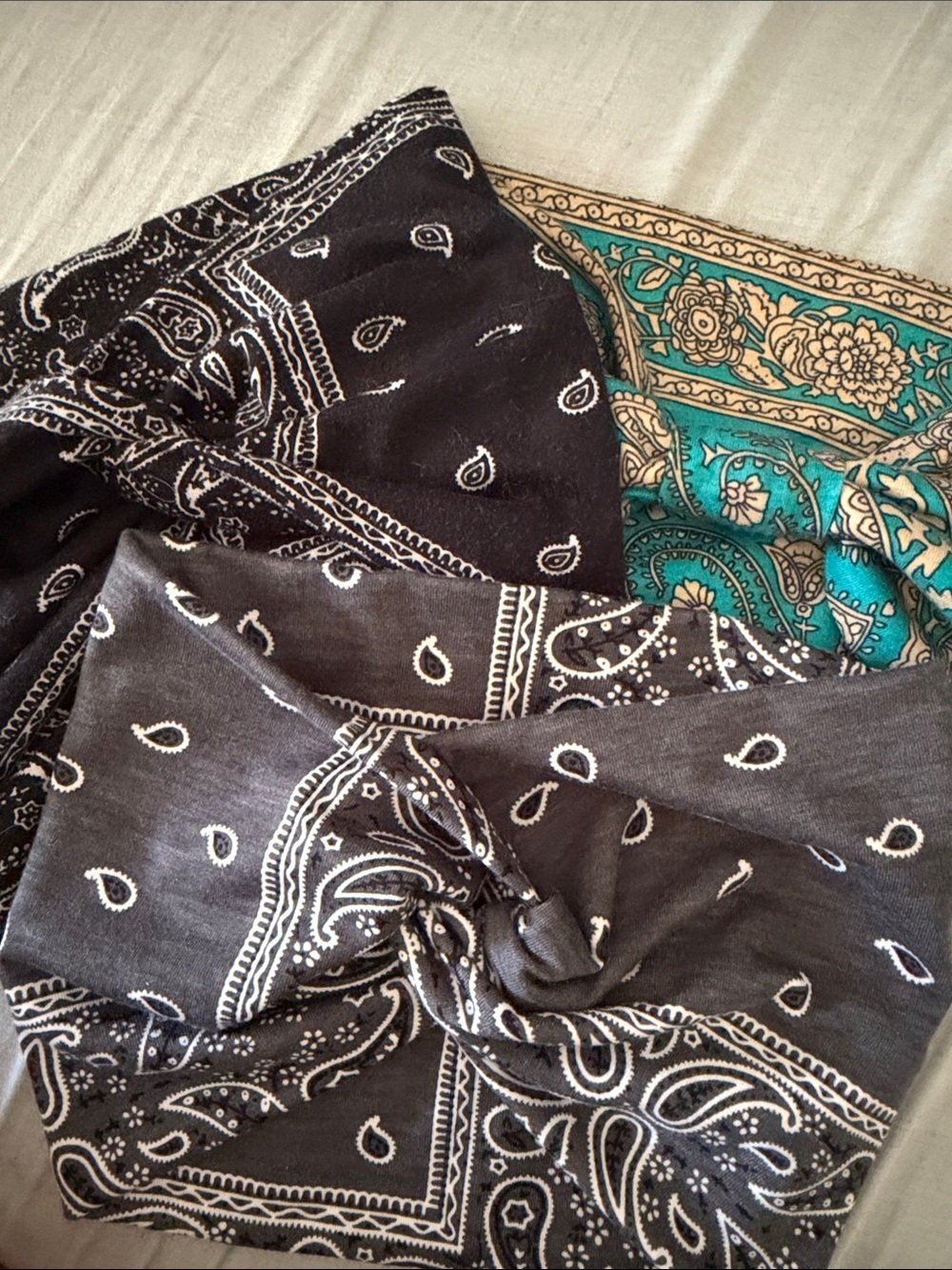 3 pack Paisley Twist Headbands